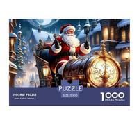 Santa Claus Puzzle 1000 Pezzi Per Adulti E Ragazzi Impegnativo E Difficile Giochi Rilassamento E Intelligence,Idea Regalo Uomo E Donna 70x50cm/1000pcs