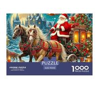 Santa Claus Puzzle 1000 Pezzi Per Adulti E Ragazzi Impegnativo E Difficile Giochi Rilassamento,Idea Regalo Uomo E Donna 70x50cm/1000pcs