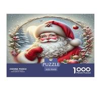 Santa Claus Puzzle Da 1000 Pezzi Per Appassionati Di Arte: Decorare E Allenare La Pazienza!