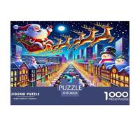 Santa Claus Puzzle Da 1000 Pezzi Per Famiglie in Weekend: Un Modo Divertente Per Passare Il Tempo Insieme!