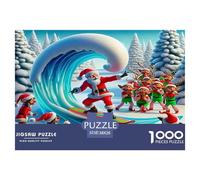 Santa Claus Puzzle Da 1000 Pezzi Per Famiglie in Weekend: Un Modo Divertente Per Passare Il Tempo Insieme!