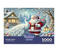 Santa Claus Puzzle Da 1000 Pezzi Perfetto Per Appassionati Di Esperti Sfide Difficili Intrattenimento Creativo Regalo Per La Famiglia Per Adulti E Bambini 70x50cm/1000pcs