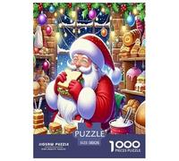 Santa Claus Puzzle Impossibili 1000 Pezzi Decorazione Per La Casa. Giochi Rilassamento E Intelligence Per Adulti E Bambini Da 12 Anni 38x26cm/1000pcs