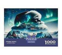 Santa Claus Puzzle Impossibili 1000Pcs Decorazione Per La Casa. Rilassamento E Intelligence Per Adulti E Ragazzi Da 14 Anni 70x50cm/1000pcs