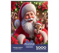 Santa Claus Puzzle Impossible 1000 Pezzi Decorazione Per La Casa. Giochi Rilassamento E Intelligence Per Adulti E Ragazzi Da 14 Anni 70x50cm/1000pcs