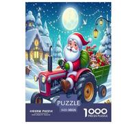Santa Claus Puzzle Impossible 1000 Pezzi Decorazione Per La Casa. Giochi Rilassamento E Intelligence Per Adulti E Ragazzi Da 14 Anni 38x26cm/1000pcs