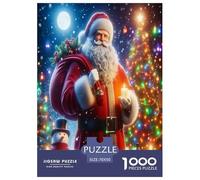 Santa Claus Puzzle Impossible 1000 Pezzi Decorazione Per La Casa. Rilassamento E Intelligence Per Adulti E Ragazzi Da 14 Anni 70x50cm/1000pcs