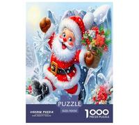 Santa Claus Puzzle Impossible 1000Pcs Decorazione Per La Casa. Giochi Rilassamento E Intelligence Per Adulti E Ragazzi Da 14 Anni 70x50cm/1000pcs