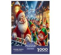 Santa Claus1000 Pezzi Puzzle DifficileSanta Claus Sfida Per Adulti Per Adulti E Bambini Da 14 Anni E Regalo Giocattolo Colorato Per La Famiglia70x50cm/1000pcs