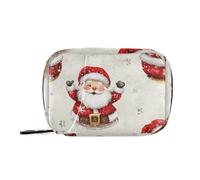 Santa Clause Borsa per medicine ad alta risoluzione per borsa con scomparti staccabili Custodia da viaggio portatile per farmaci per borsa