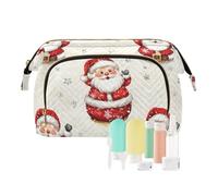 Santa Clausola Alta Risoluzione Trucco Borse Essenziali Capacità Viaggio Cosmetici Borsa Da Viaggio Borsa Da Donna Moneta Cambiamento Borsa per