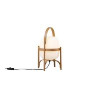 Santa & Cole Cestita Lampada Da Tavolo in Plastica Bianca