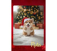 Santa Corgi Notebook: Jot Down Ideas and Make Lists With This A5 Lined Notebook, Themed with a Cute Christmas Dog on the Front Cover