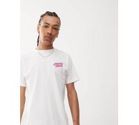 Santa Cruz - All Round - T-shirt bianca con stampa di orologio sul retro e logo-Bianco 112-119 CM