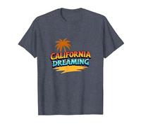 Santa Cruz California Dreaming - Maglietta da Surf da Uomo Maglietta, Uomo, Pervinca, 3XL