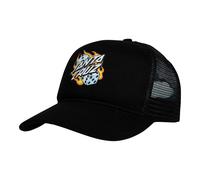 Santa Cruz Cappellino Con Visiera Flaming Dice Dot Meshback