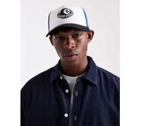 Santa Cruz - Cappellino stile trucker in schiuma bianco e blu con grafica di sfera numero 8-Multicolore One Size