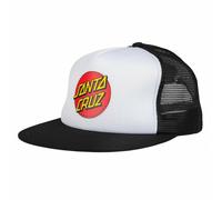 Santa Cruz Classic Dot Bianco/Nero Trucker Cap
