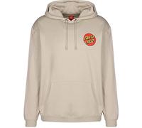 SANTA CRUZ CLASSIC DOT CHEST HOOD felpa cappuccio NICKEL AI22