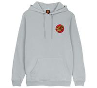 Santa Cruz - Classic Dot Chest Hood - Felpa con cappuccio S grigio