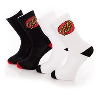 SANTA CRUZ CLASSIC DOT SOCK 2 PACK 42
