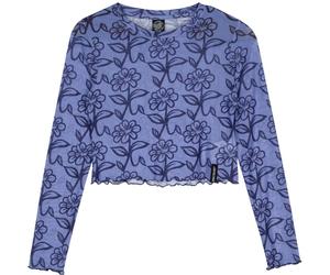 Santa Cruz Donna Delfino Flower Mesh Crop LS SCW-X1867 6 Blu