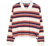 Santa Cruz Donna Monterey Crop Polo Top SCW-X1868 8 Bianco