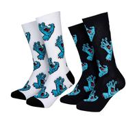 SANTA CRUZ JR MULTI HAND SOCKS 2PK UNICA