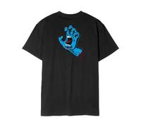 Santa Cruz Screaming Hand Chest Short Sleeve T-shirt Nero L Uomo