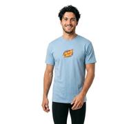 Santa Cruz Maglietta A Maniche Corte Oval Check Flame Front