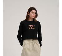 Santa Cruz Maglietta Asp Serpent LS da donna SCW-L1862 6 Nero