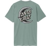 Santa Cruz Crescent Moon Chest Short Sleeve T-shirt Verde L