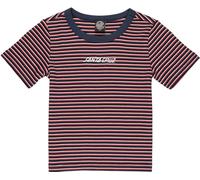 Santa Cruz Maglietta donna Strip Logo Emb SCW-X1659 12 Nero