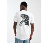 Santa Cruz - Natas - T-shirt con stampa con pantera bianca-Blu S