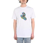 Santa Cruz Roskopp Screaming Five T-Shirt Manica Corta - Bianco
