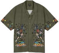 Santa Cruz Salba Resurrection Camicia SCM-S3276 M Verde