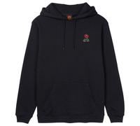 Santa Cruz - Screaming Rose - Felpa nera con logo grafico, cappuccio e stampa sul retro-Nero 112-119 CM
