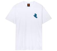 Santa Cruz - Screaming Hand Chest T-Shirt - T-shirt S bianco