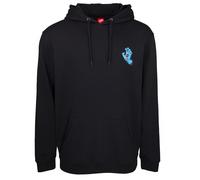 Santa Cruz Screaming Hand Felpa Con Cappuccio Nera