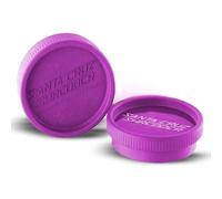 Santa Cruz Shredder Macinino per erbe aromatiche con parte superiore zigrinata per una presa più forte, 2 pezzi, medio 2,2 (viola)