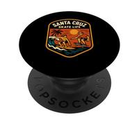 Santa Cruz Skate Life Retro Uomo Beachy Vibes PopSockets PopGrip Adesivo
