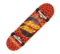 Santa Cruz Skateboard completo Flame Dot 8.25" (rosso)