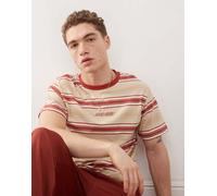 Santa Cruz - T-shirt a righe rosse e beige-Neutro 112-119 CM