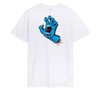 Santa Cruz - Screaming Hand Chest T-Shirt - T-shirt M bianco