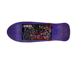 Santa Cruz - Tavola da skateboard Obrien Purgatory Re-Issue Purple Old School 25 cm