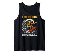 Santa Cruz The Hook Vintage Uomo Surf Skateboard Canotta