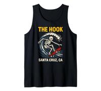 Santa Cruz The Hook Vintage Uomo Surf Skateboard Canotta
