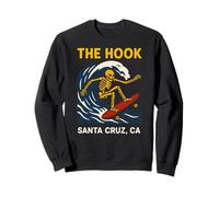 Santa Cruz The Hook Vintage Uomo Surf Skateboard Felpa