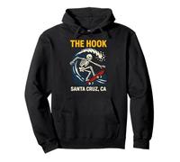 Santa Cruz The Hook Vintage Uomo Surf Skateboard Felpa con Cappuccio
