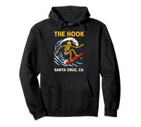 Santa Cruz The Hook Vintage Uomo Surf Skateboard Felpa con Cappuccio